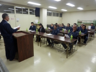 画像：11/2社内安全会議開催2