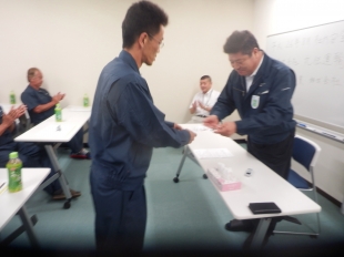 画像：8/9社内安全会議開催2