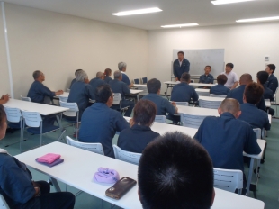 画像：8/12社内安全会議開催1