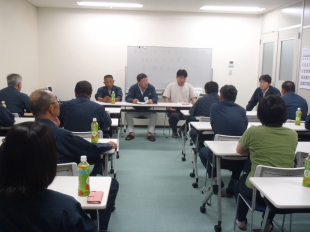 画像：平成28年9月度社内安全会議開催2